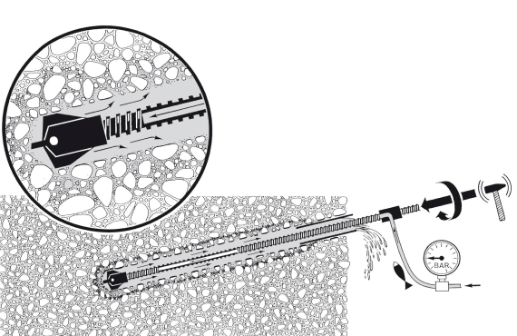 Einbau Verfahren Schritt 1
